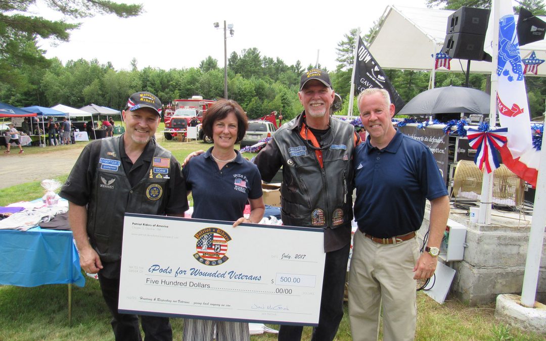 Thank you Patriot Riders for your generous Donation!