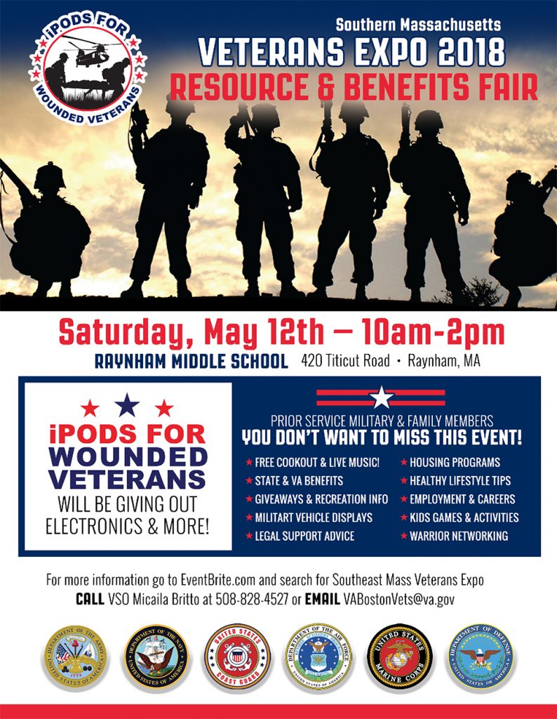 Veterans Expo 2018 Saturday, May 12th iPods for Wounded Veterans