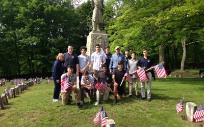 Flags for Veterans on Memorial Day